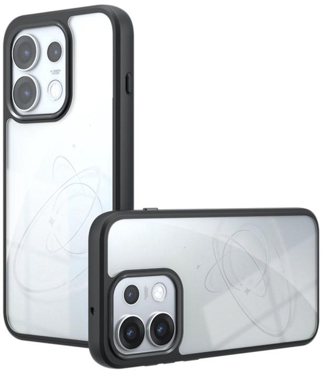 Telefoonhoesje geschikt voor de OPPO Reno16 / Reno16 Pro - Transparant - Armor hybrid TPU hoesje - Hard siliconen - back case - Reno 16 / 16 Pro