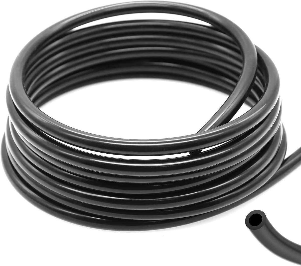 Suppression Hose 4 mm Vakuum Silicone Hose Suppression Hose Kfz, Inner Diameter 4 mm Outer Diameter 8 mm Length 3 m - ShopVlot
