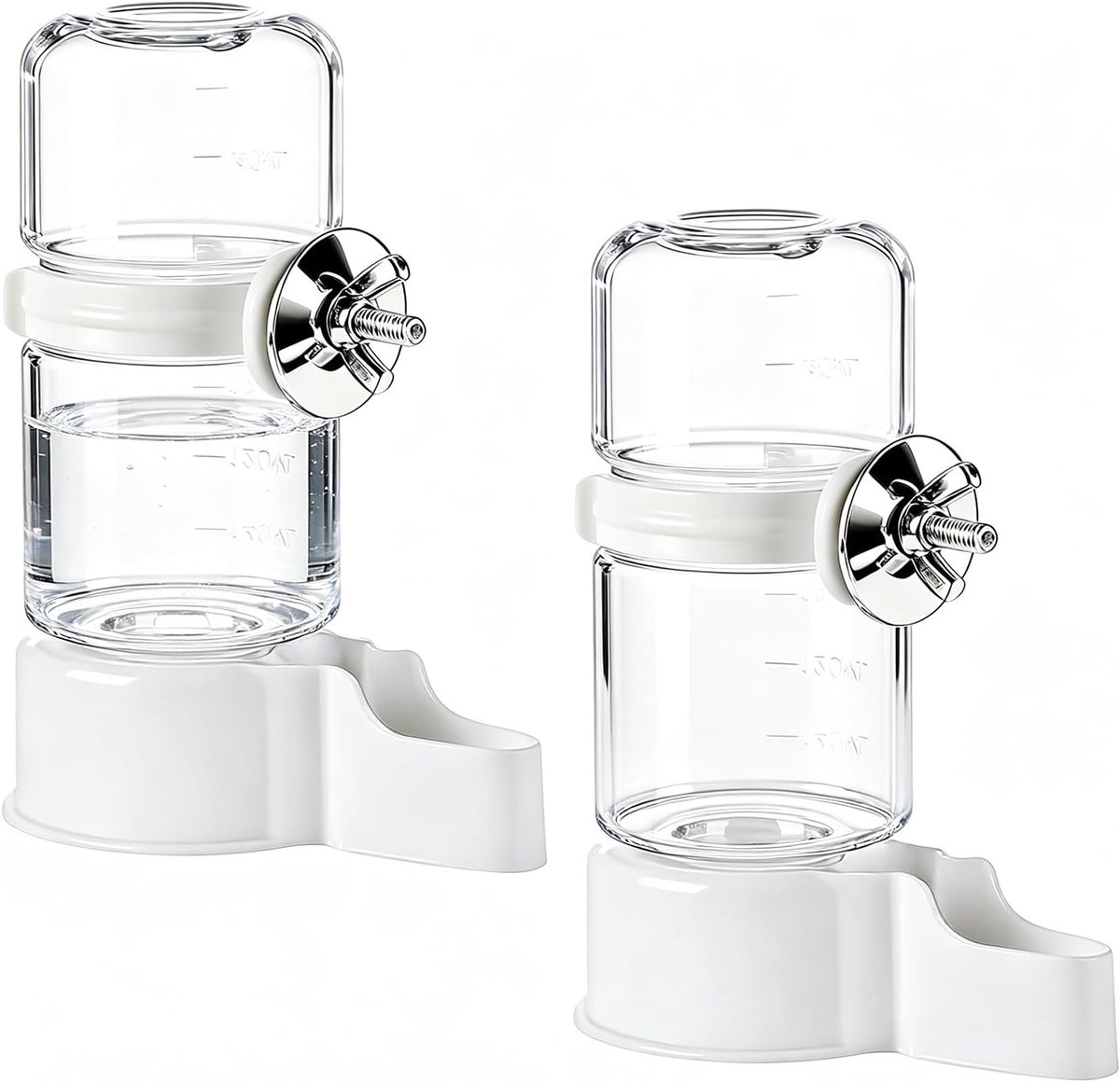 Waterdispenser voor vogels, 2 stuks, kunststof waterbak voor vogels, 140 ml, automatische vogelbad, geschikt voor - ShopVlot
