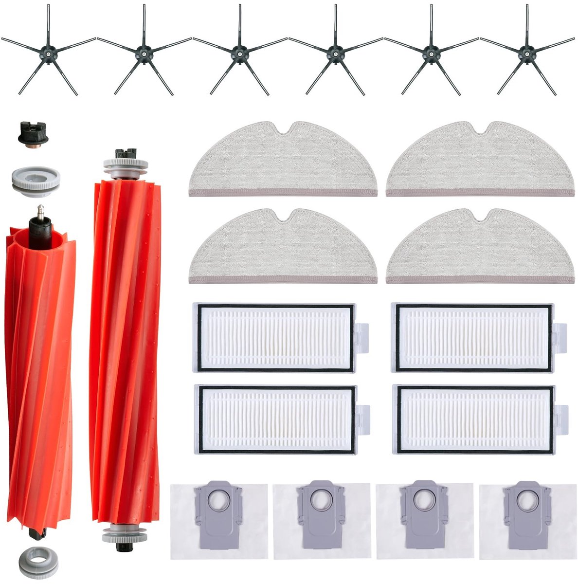 Solidchoice - Set van 20 Vervangende Accessoires voor Robotstofzuiger