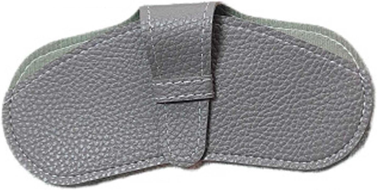 Zonnebril etui - slank leer - stijlvolle pouch - bescherming voor glazen - ShopVlot
