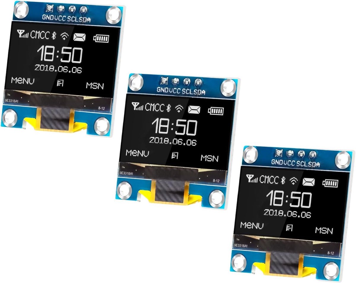 OLED Display Module 0.96 Inch - I2C 128x64 - Zelfverlichtend - Perfect voor Arduino en Raspberry Pi - ShopVlot