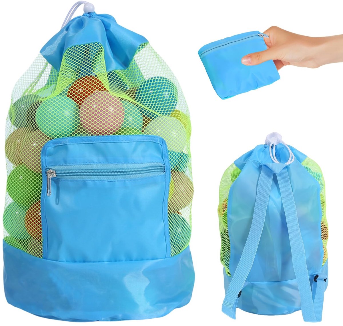 Solidchoice - Opvouwbare Strandtas met Verstelbare Schouderriem