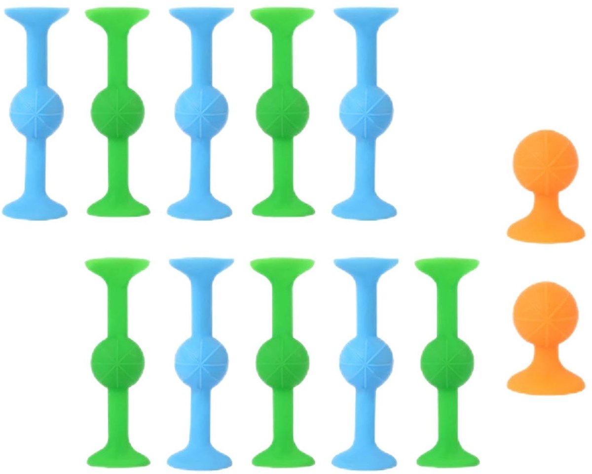 Solidchoice - 12 Stuks Zuignap Darts voor Kinderen, Stressverlichtende Speelgoed