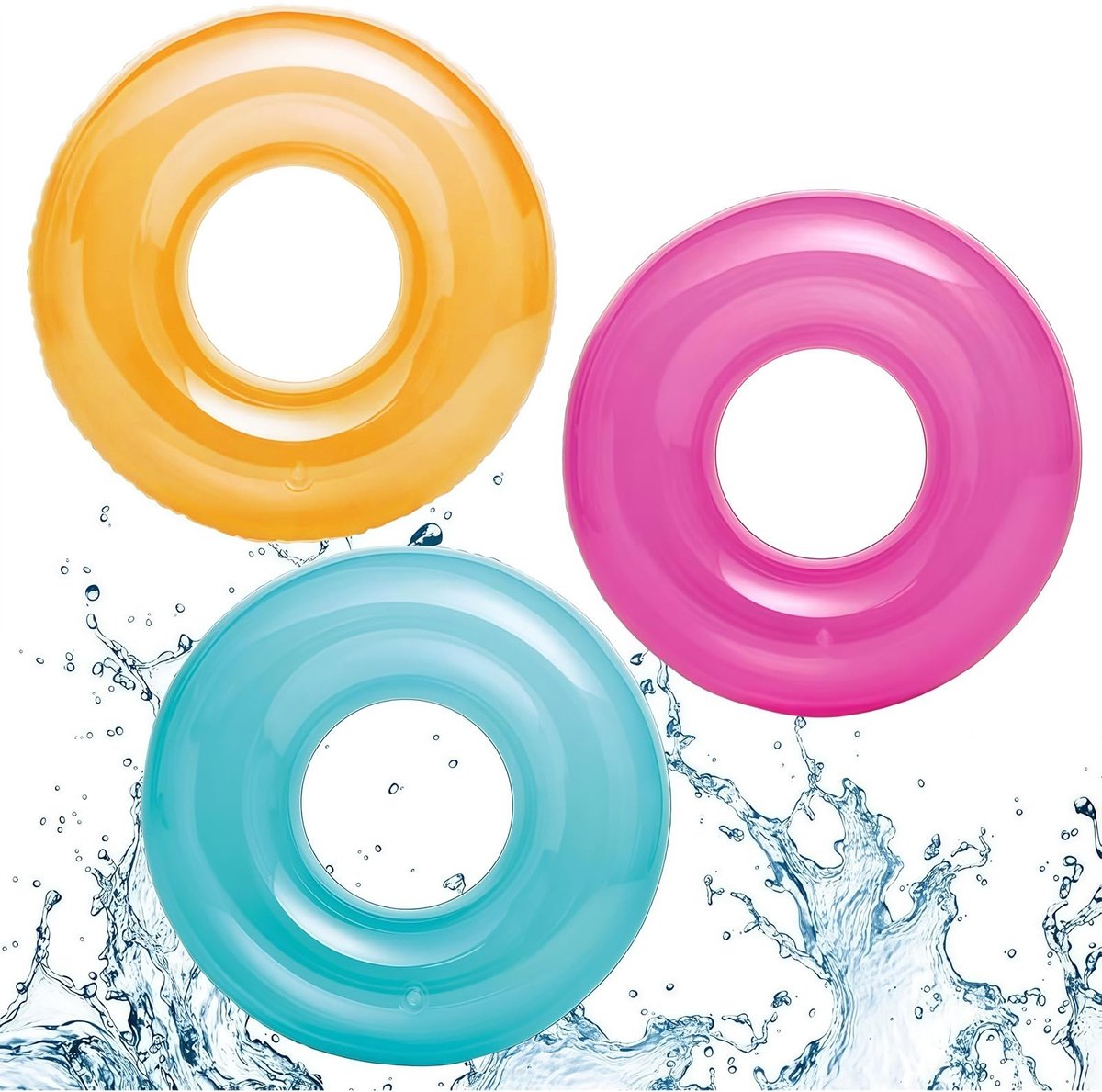 Solidchoice - Opblaasbare Zwemring met Vissentail voor Kinderen