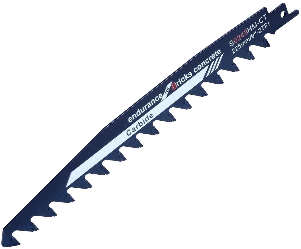 Solidchoice - Reciprocating Saw Blades voor Steen en Metaal, 225mm