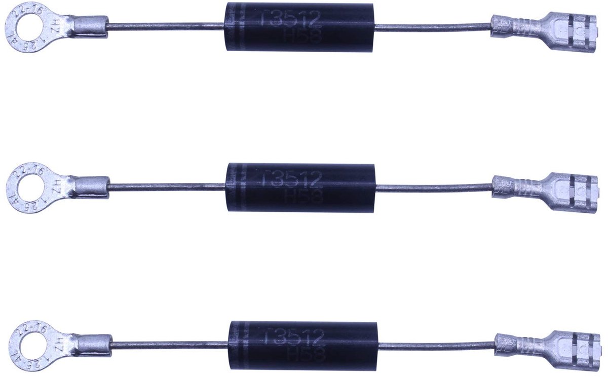 Solidchoice - Set van 3 Rectifier Diodes T3512 voor Magnetron