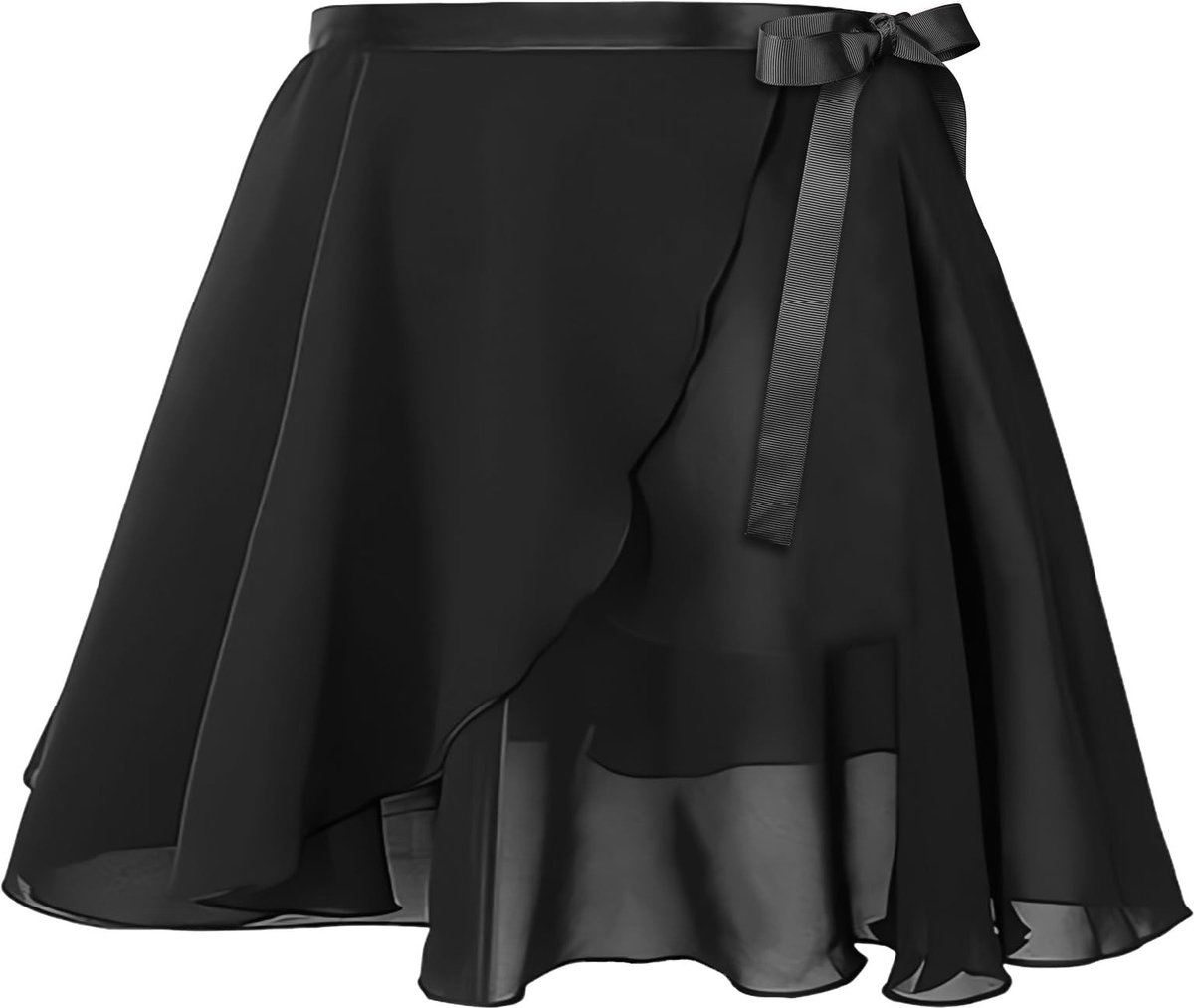 Solidchoice - Adememende Chiffon Balletrok met Verstelbare Taille voor Dames en Meisjes