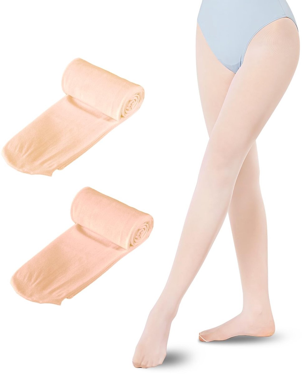 Solidchoice - Set van 2 Zachte Balletpanty's voor Meisjes