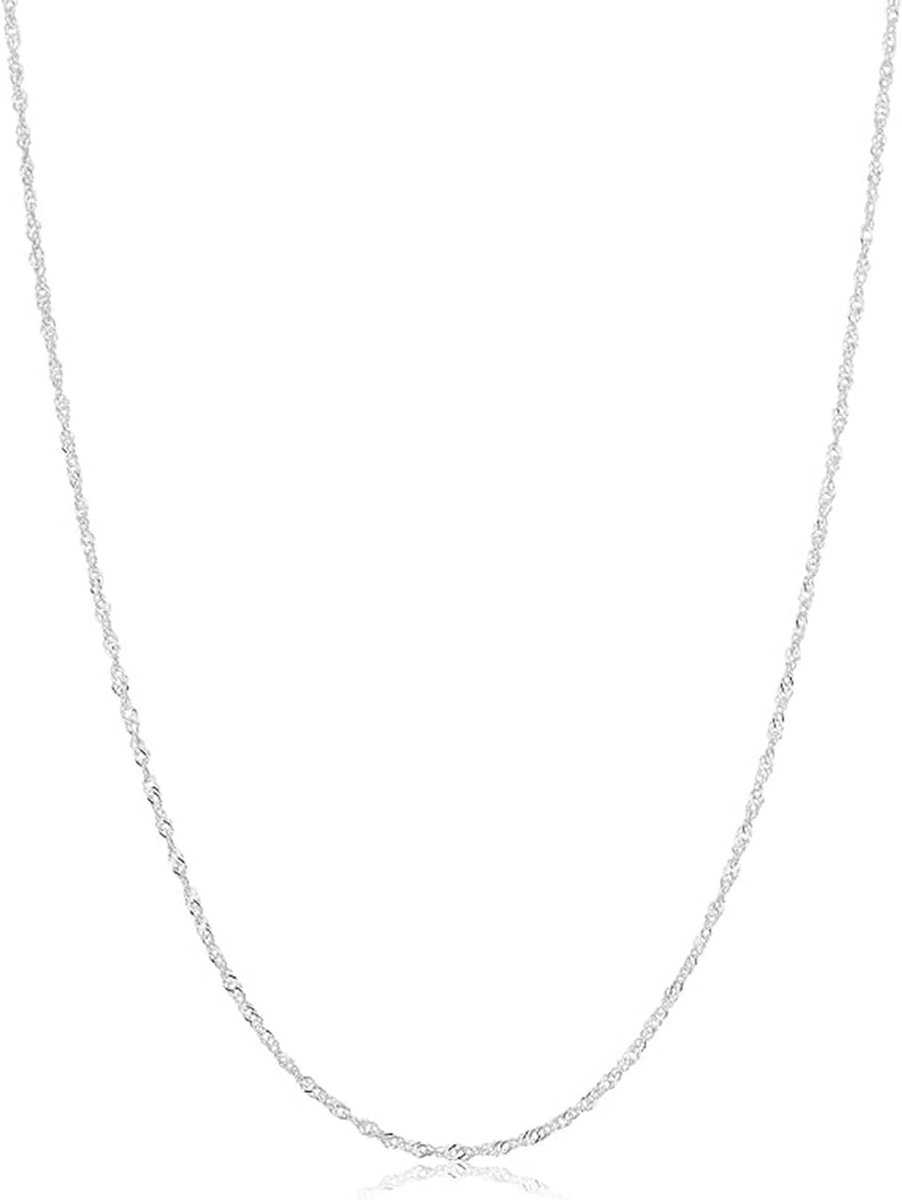 watergolfketting 45,8 cm - ovale pantserketting - voor vrouwen - stijlvol accessoire - ShopVlot