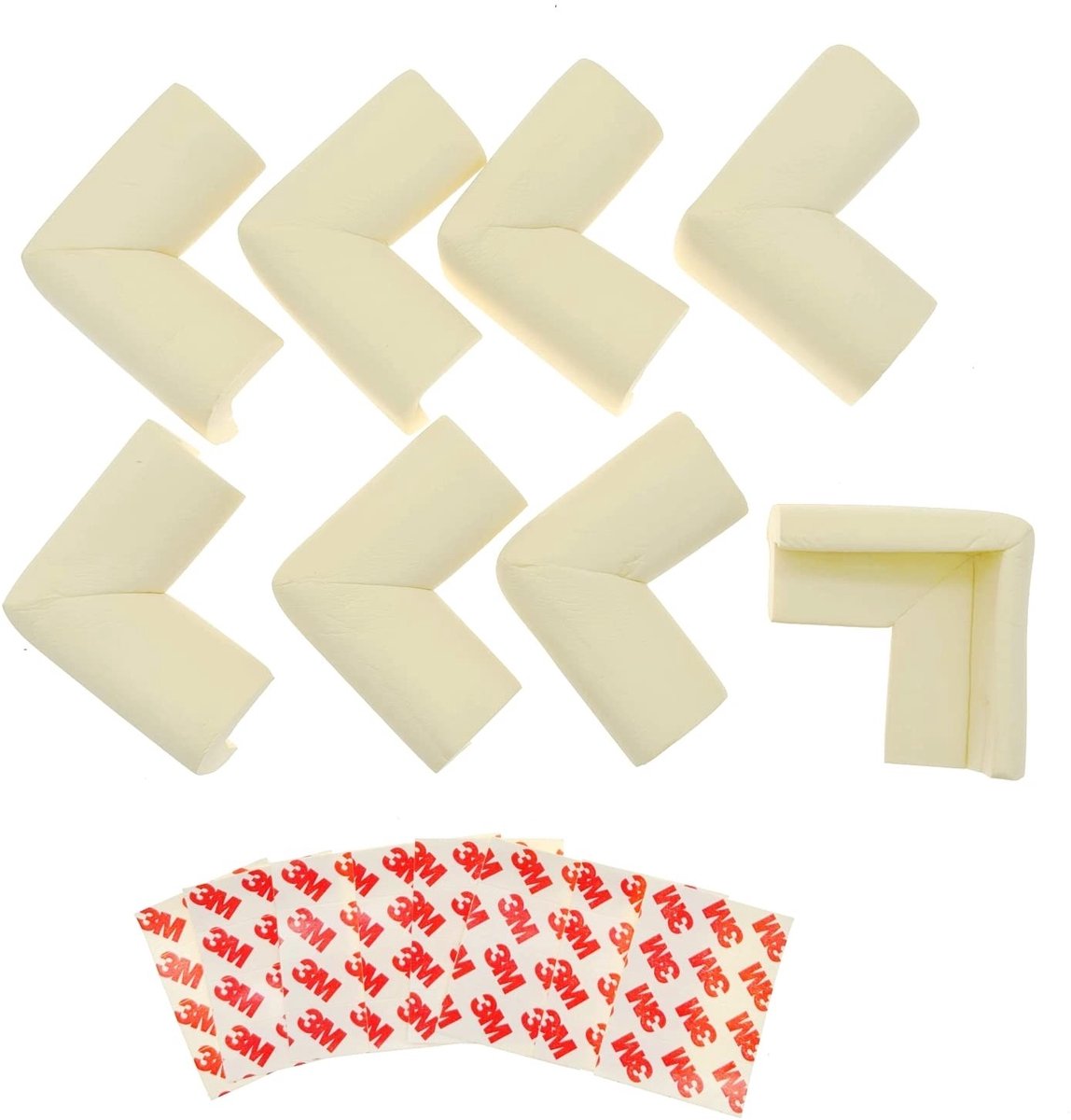 Solidchoice - Set van 8 Baby Veiligheids Hoekbeschermers van Schuim