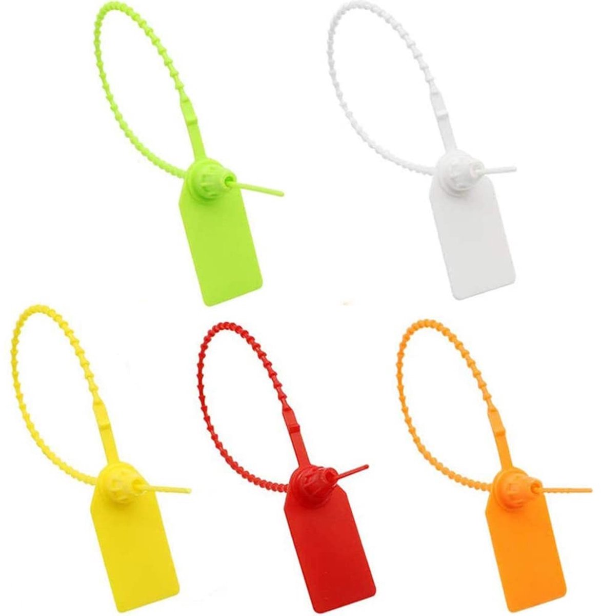 Solidchoice - 100 Stuks Veiligheidstags in 5 Kleuren