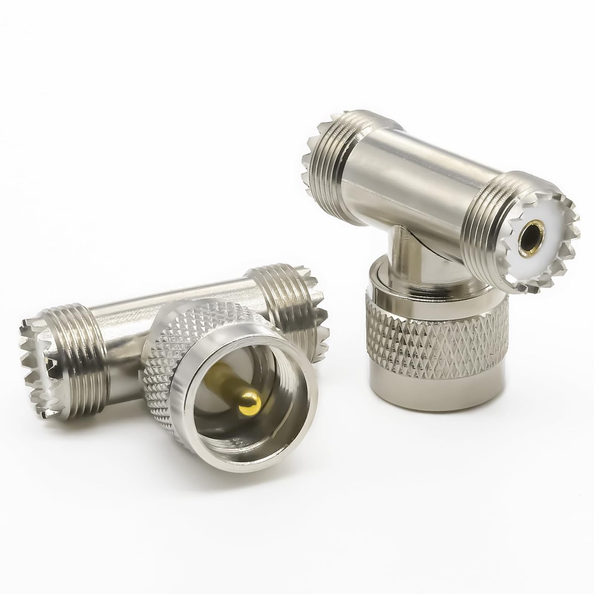 Solidchoice - UHF-T-Stuk Coaxiale Adapter voor Radio en Antenne