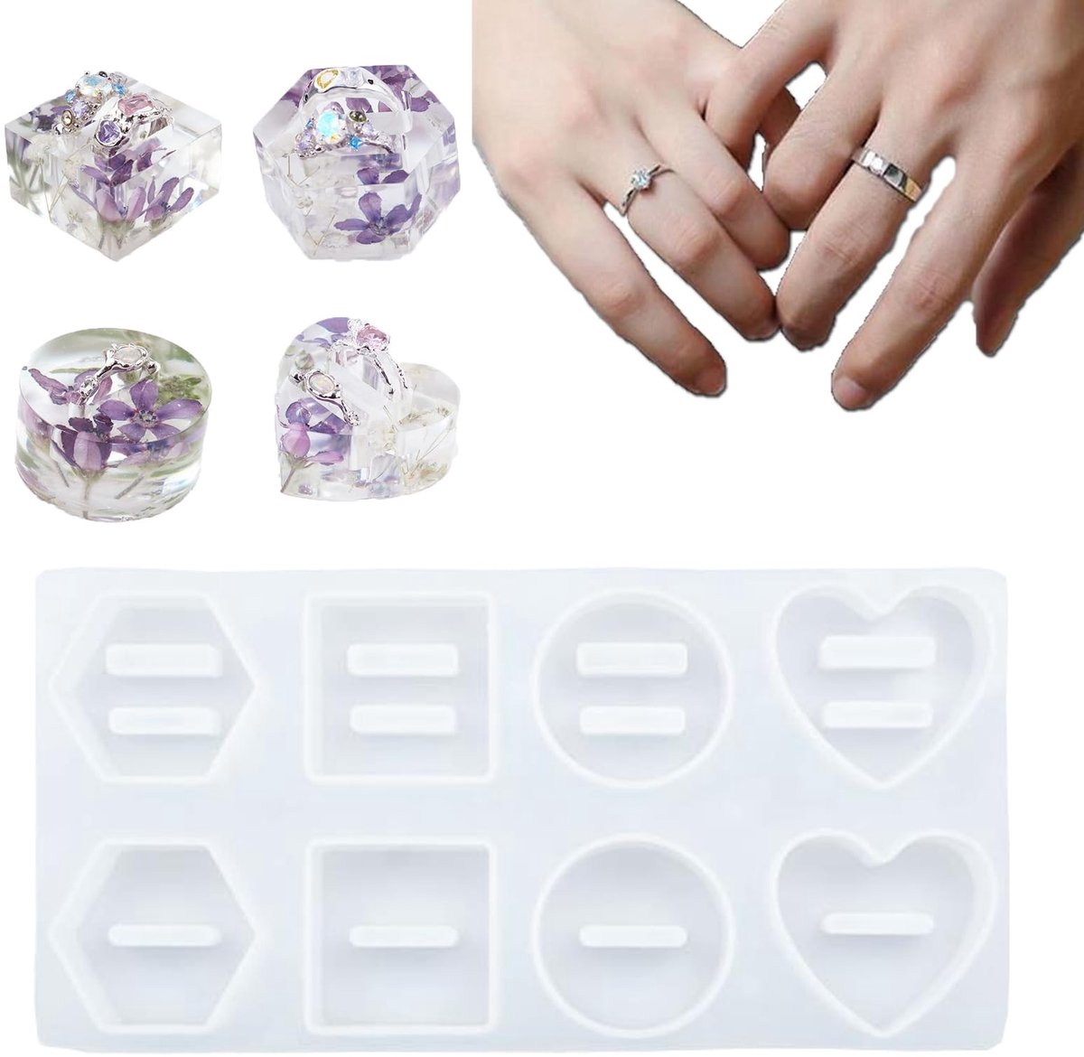 Solidchoice - Resin Mold voor Ringen en Sieraden