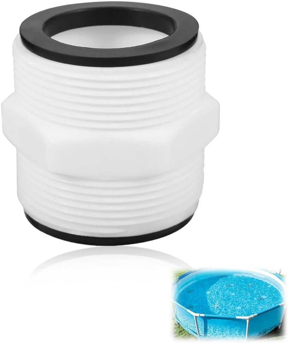 Poolanschlussset 38 mm - 2-Way Poolconnector - Voor 1,5 inch slang - Eenvoudige waterstroomregeling - ShopVlot