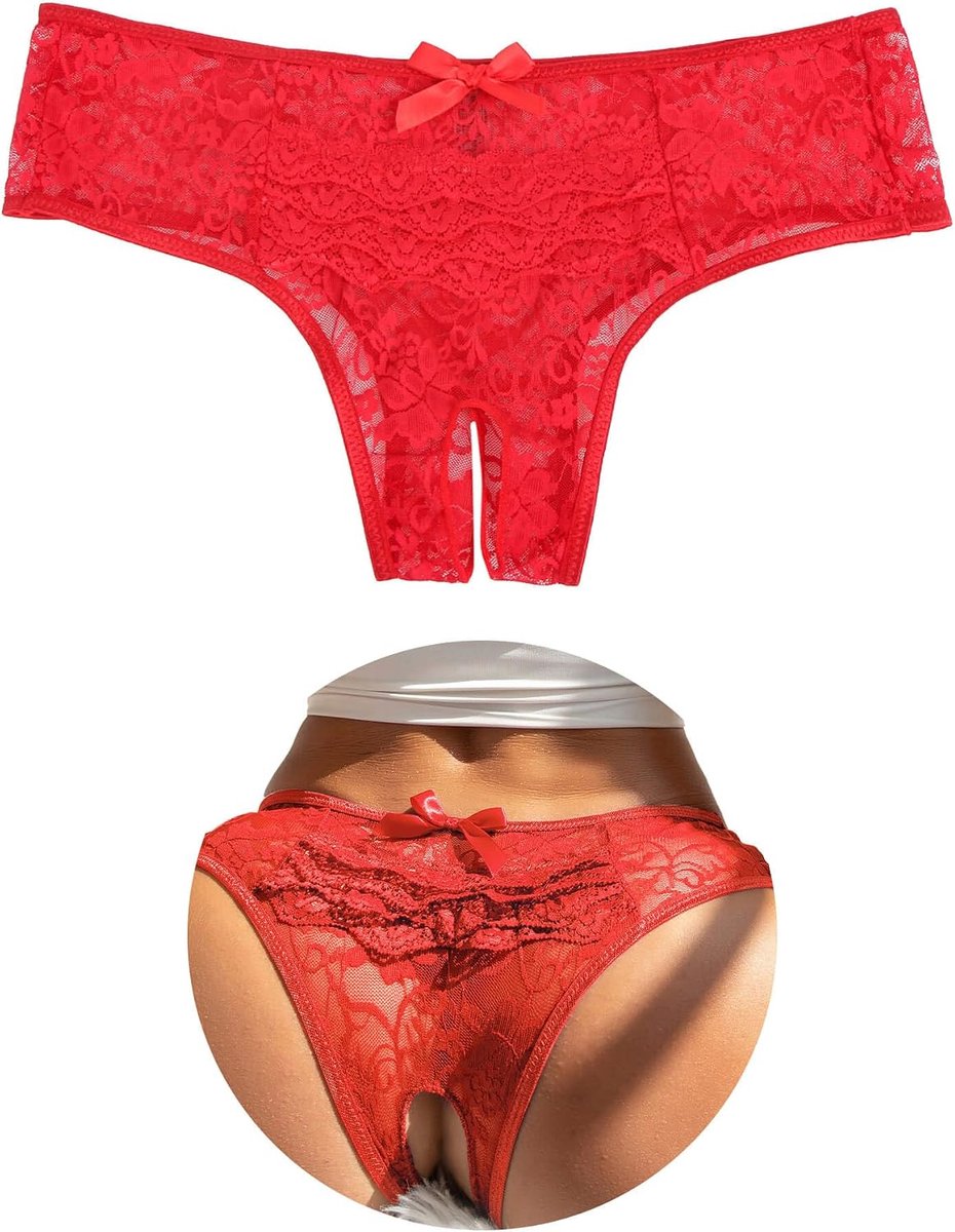 Thong ondergoed 2XL - kant - vrouwelijk design - comfortabel draagcomfort - ShopVlot