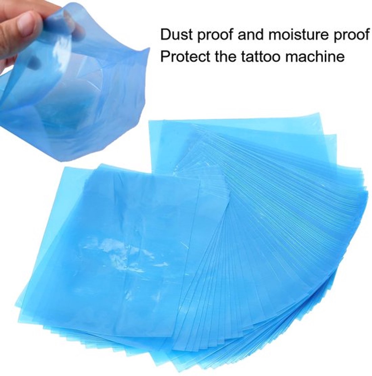 Tattoo Pen Covers 100 Stuks - Wegwerp Tassen voor Tattoo Machines - Stofdicht en Vochtbestendig - Hygiënisch en Handig - Geschikt voor Alle Tattoo Spoelmachines - Hoogwaardig PE-Materiaal - Tattoo Sleeves