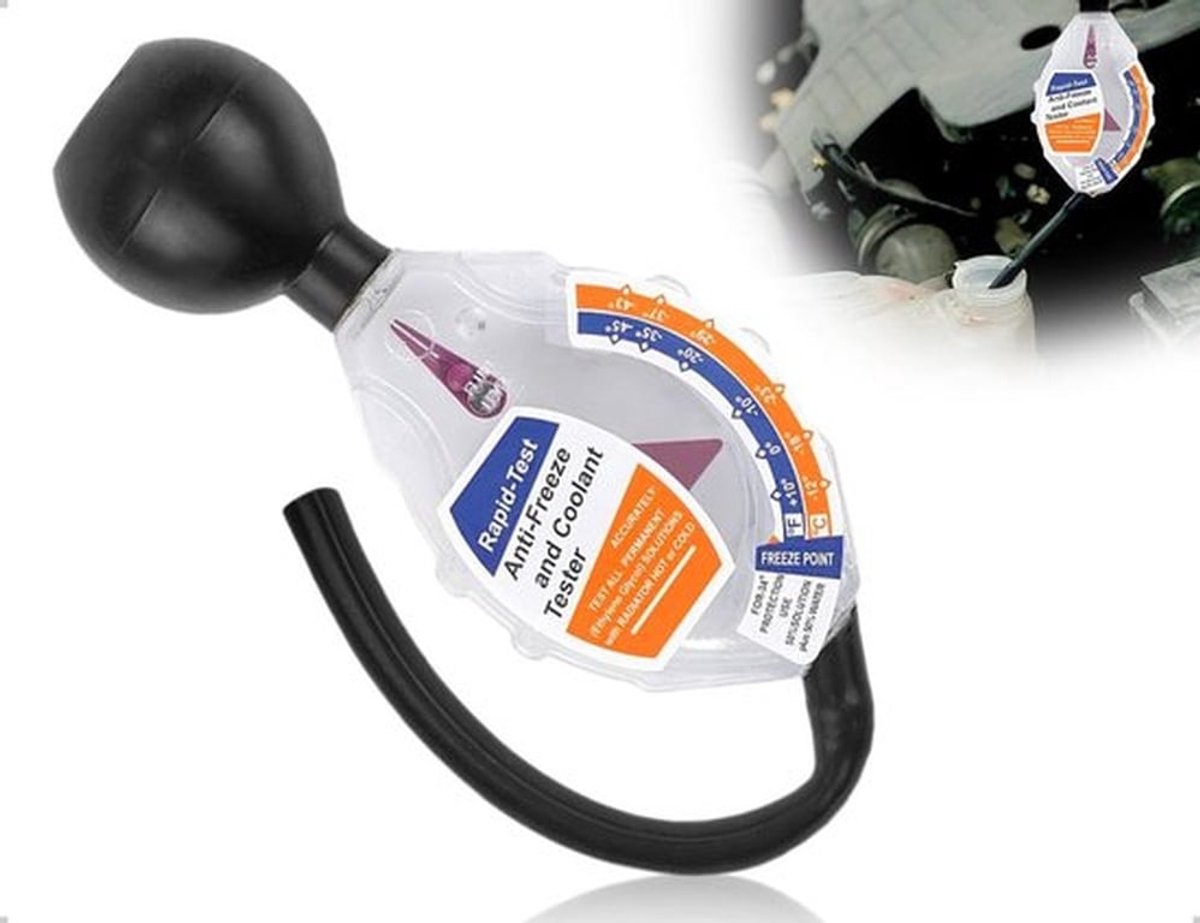 Antivriestester - Meetinstrument tot -43 °C - Koelmiddeltester - Waterreservoir - Intuïtieve gebruikersinterface - Duurzaam pc-materiaal