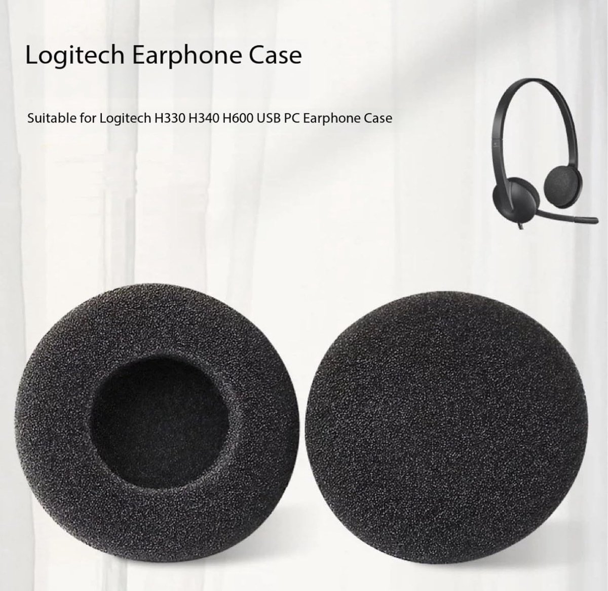 Oorkussens 2 Pack - Compatibel met Plantronics en Jabra - Precise maat 58 mm - Verhoog comfort en geluidsisolatie - ShopVlot