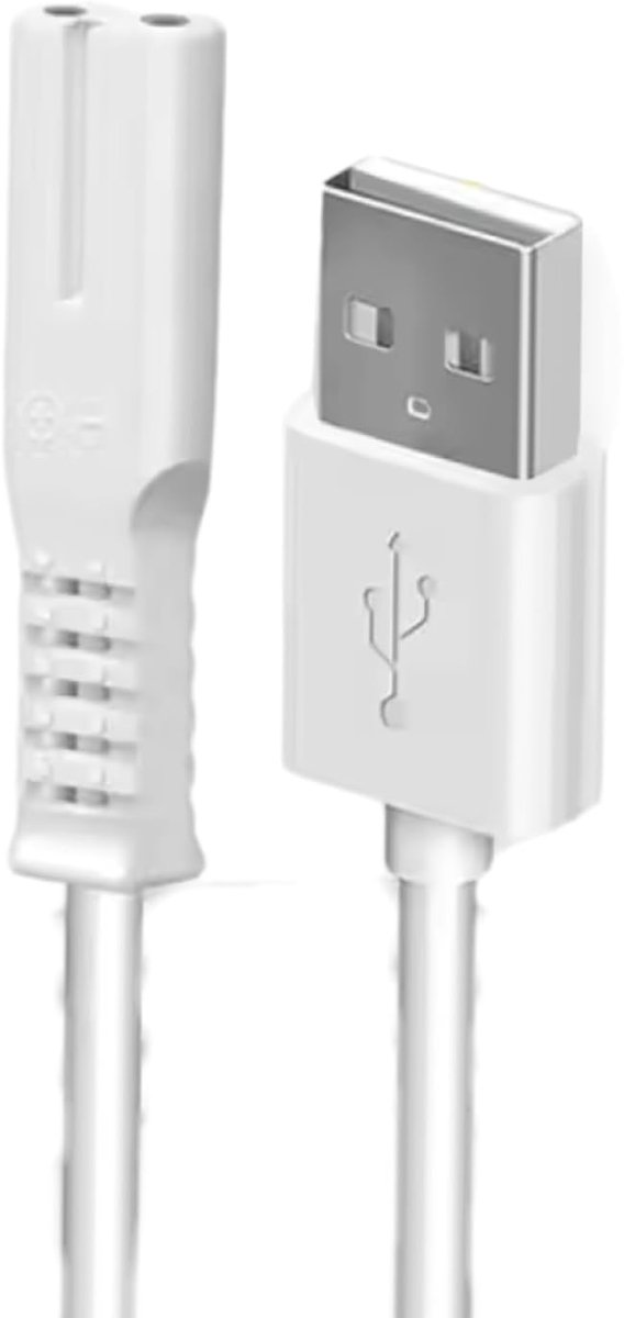 Vervangende USB oplader laadkabel 100cm - compatibel met Philips Lintverwijderaar - plug en play - ideaal voor onderweg - ShopVlot