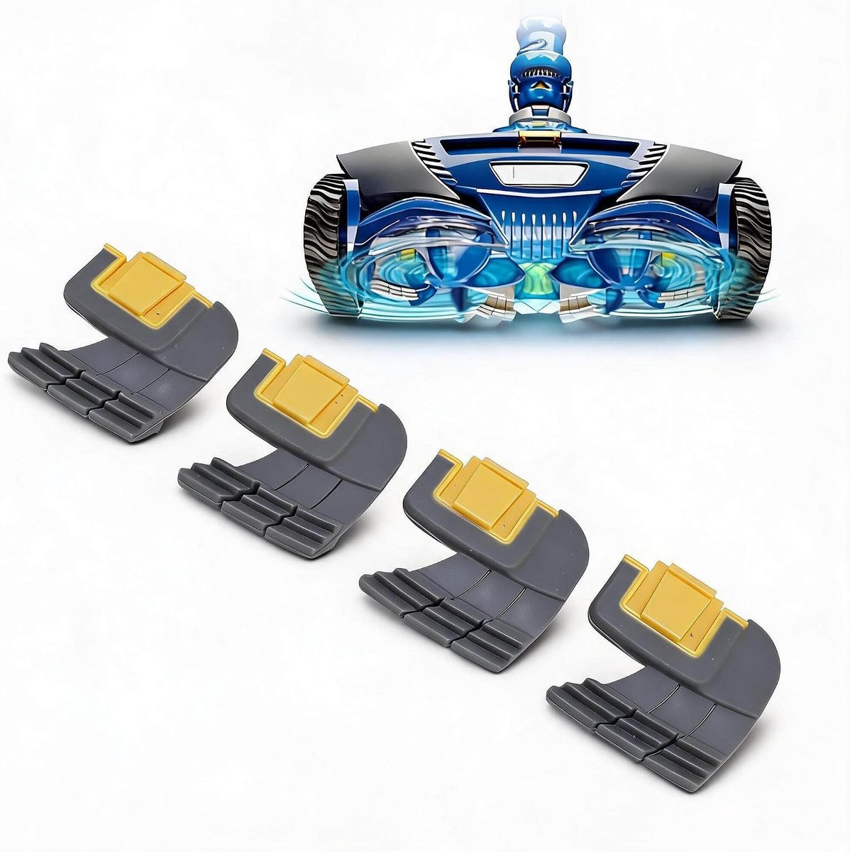 Vervangende borstels Cyclone Scrubbing Brush R0714400 - Set van 4 - Voor MX6, MX8 en Elite modellen - ShopVlot