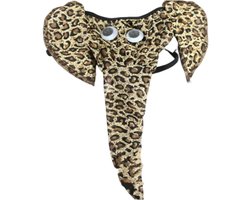 Herenslip met Olifanten Pouch - Sexy Lage Taille G-String Cadeau