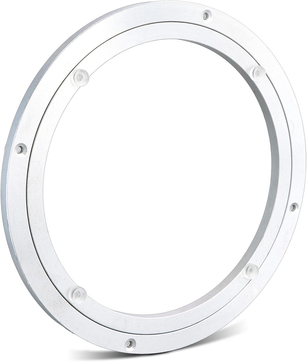 Draaitafel lager 25,5 cm - zwaar aluminium - duurzaam en corrosiebestendig - ideaal voor eettafel - ShopVlot