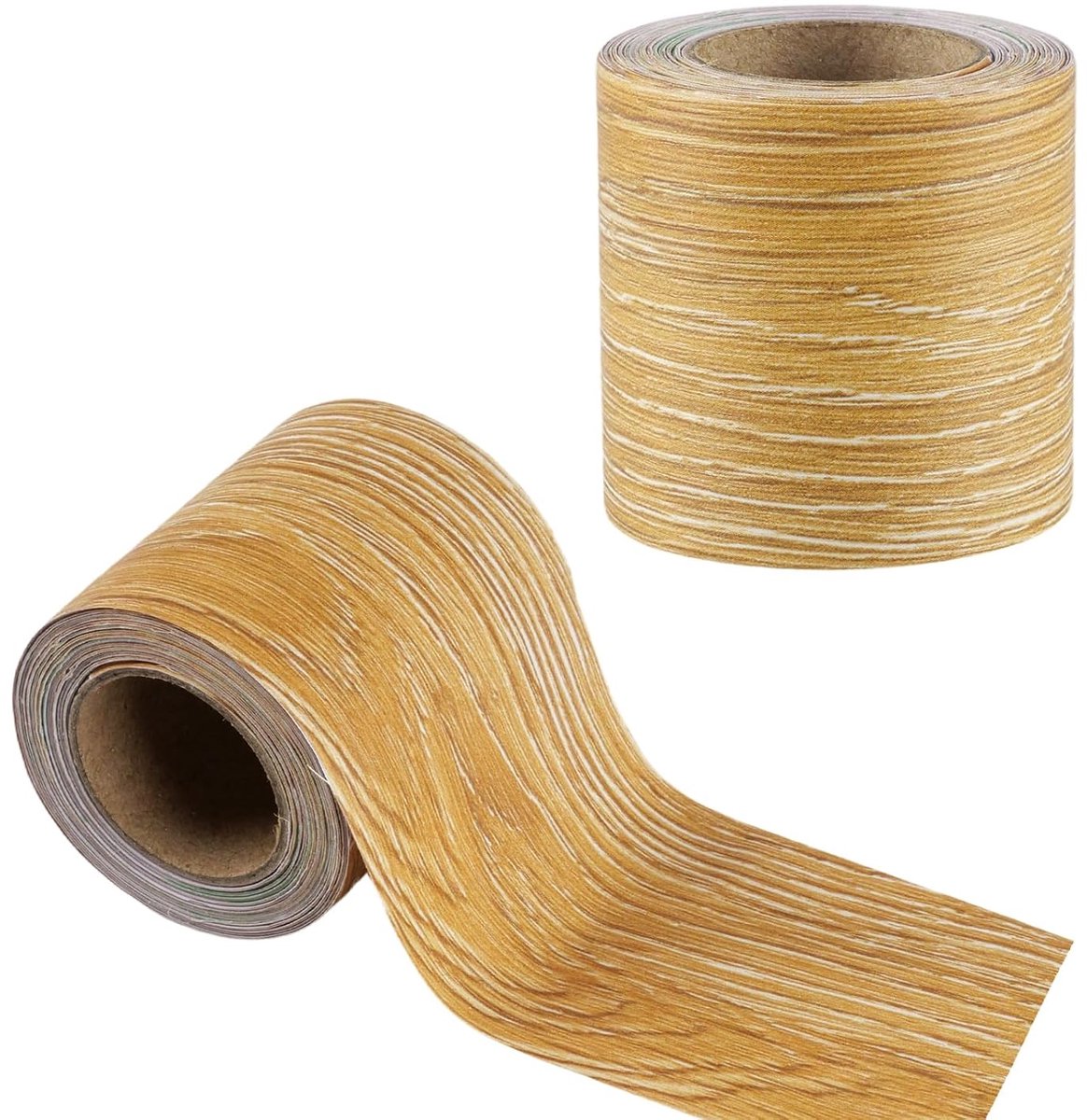 Wooden Adhesive Tape, Decorative Adhesive Tape, Self-Adhesive, for Furniture Repair and Floor Renovation (2 in × 5 m - ShopVlot