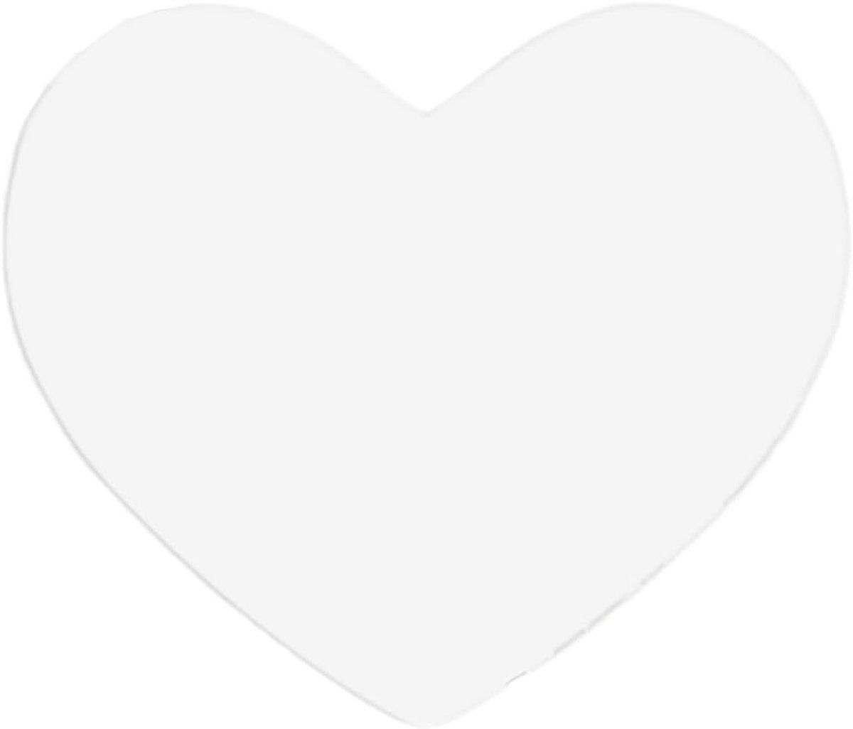 TINGB Heart Shaped Mirror, Removable Heart Shaped Mirror, Decorative Wall Sticker, 3D Mirror, DIY Bedroom Decoration - ShopVlot