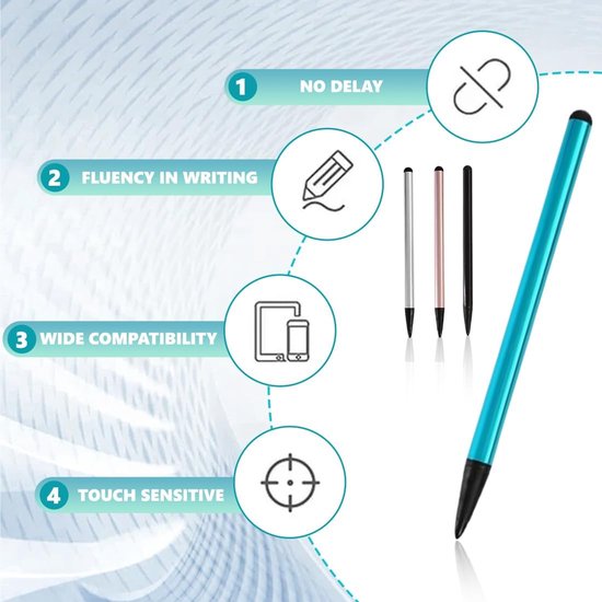 Phone Pens, Protective Case for Stylus Pen, Resistive Touch Screen Pen and Stylus Pen Compatible with Computers - ShopVlot — afbeelding 3