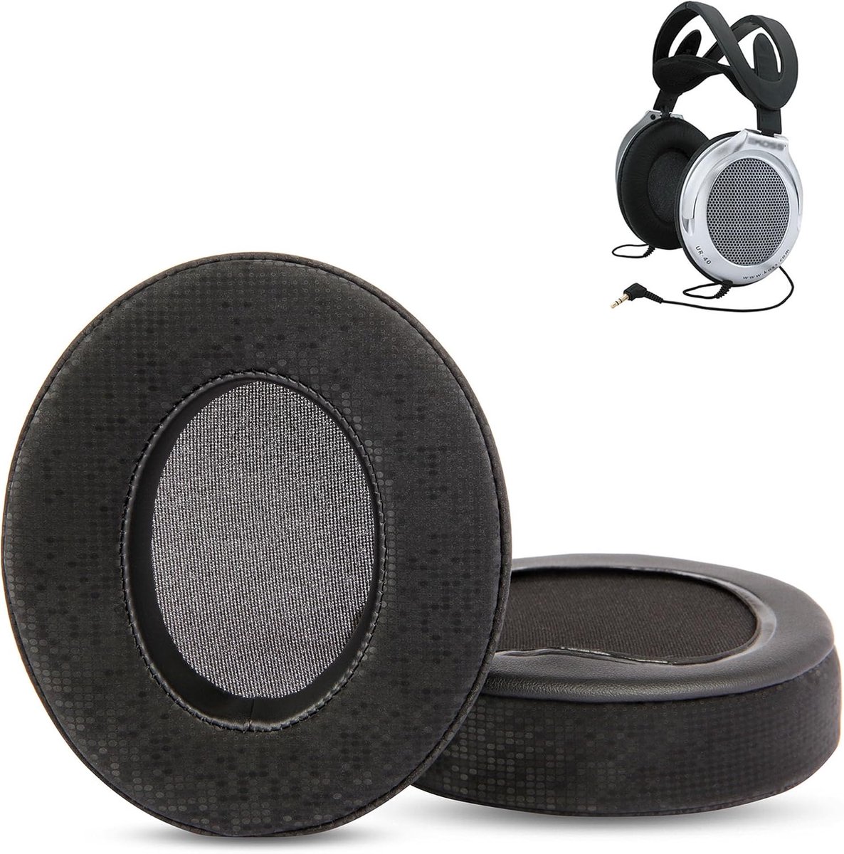 Ear Pads Compatible with Koss UR40 PRO SB49 3AA SB45 Headphones Ear Pads Replacement Cushion (Real Leather/Memory Foam) - ShopVlot