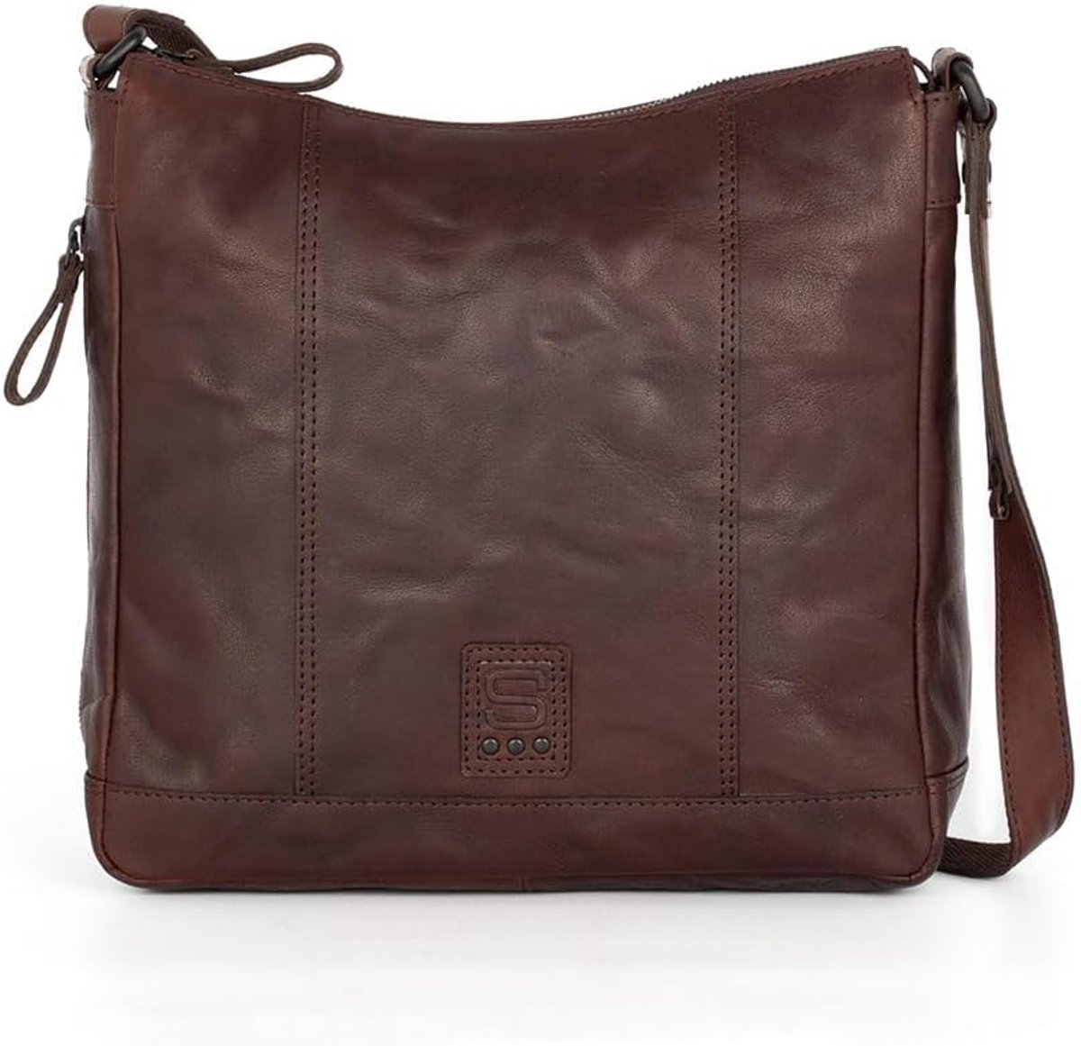 Crossbody - Elizabeth - Dark Brown, Brown - ShopVlot