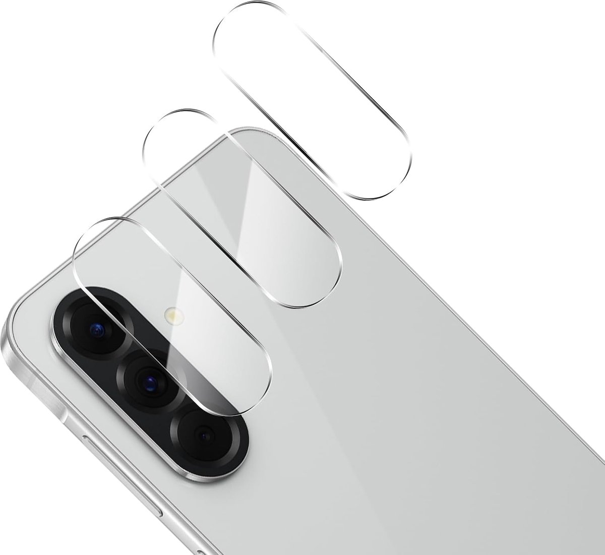 Gehard Glas Camera Lens Protector 3 Stuks voor Samsung Galaxy A56, Krasbestendig, Helder, Anti-Vingerafdruk - ShopVlot