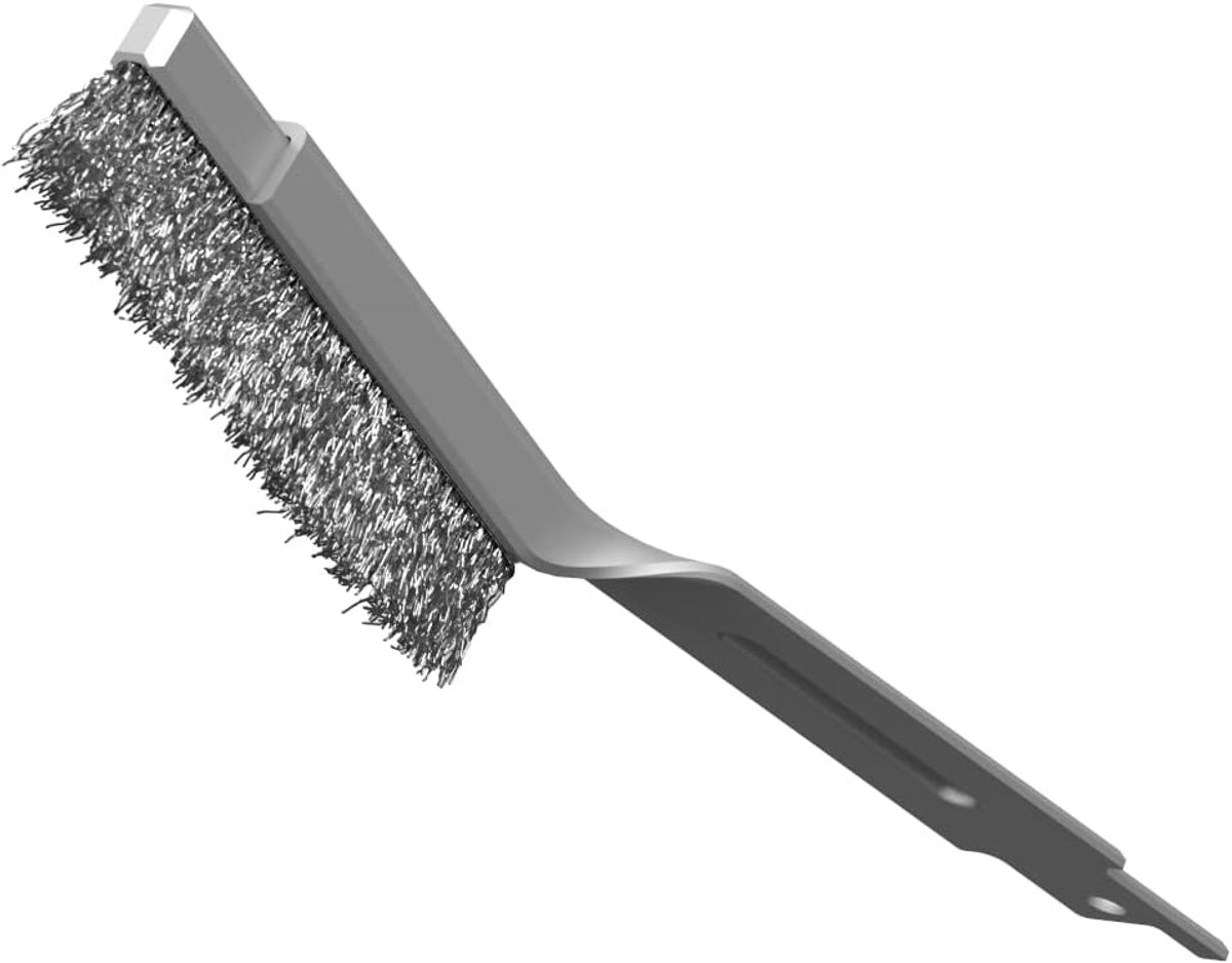Musashi WE-704EU Hard Metal Brush for Cleaning Hard Surfaces, Moss on Stones and Garden Paths, Cleaning Tiles, for - ShopVlot