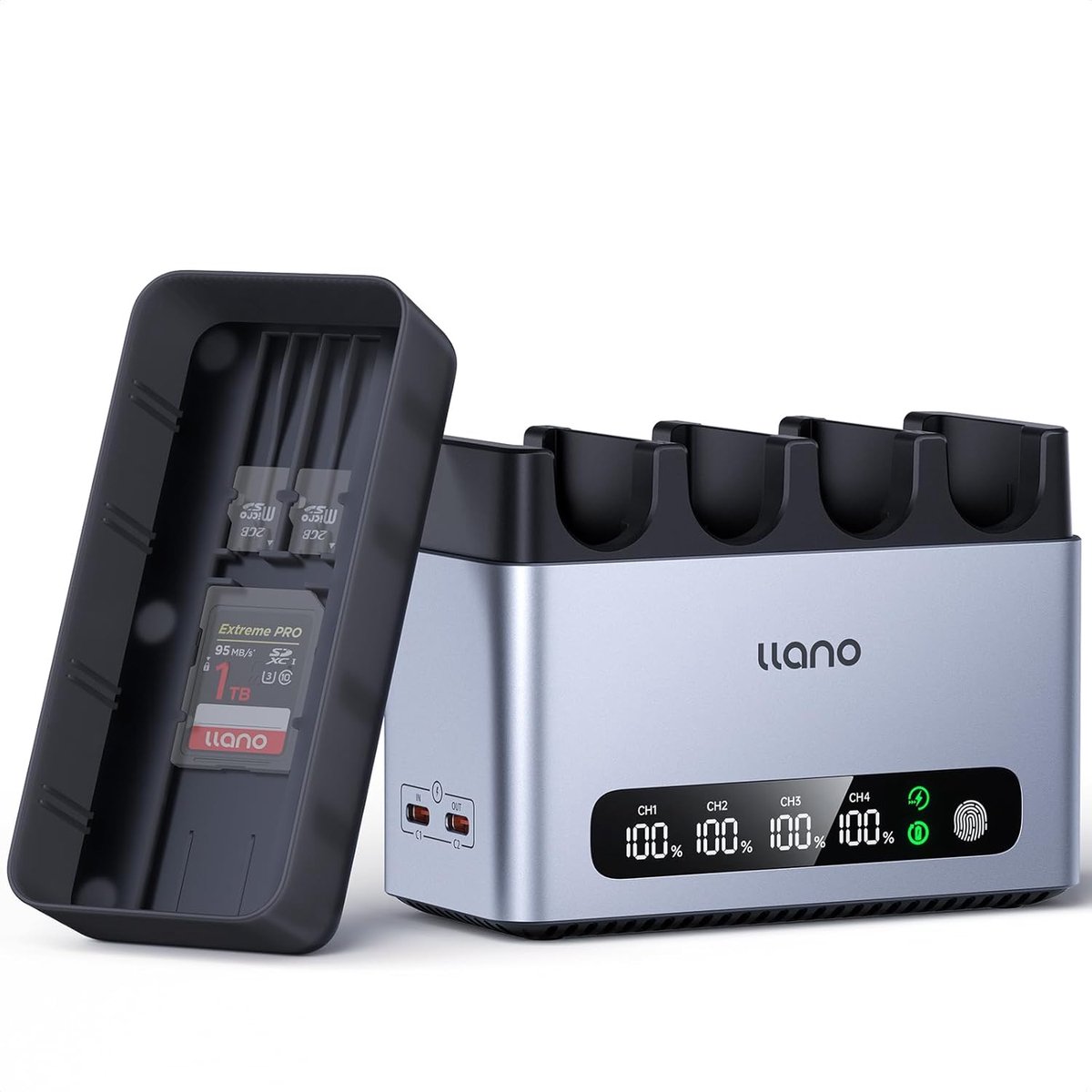 llano PD 65W 4-slot DMW-BLK22 oplader - ShopVlot