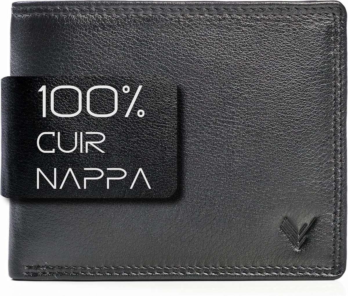 Men's Genuine Leather Wallet Card Holder for Men, RFID Blocking, Large Capacity Wallet & Card Holder for Men, Bank - ShopVlot