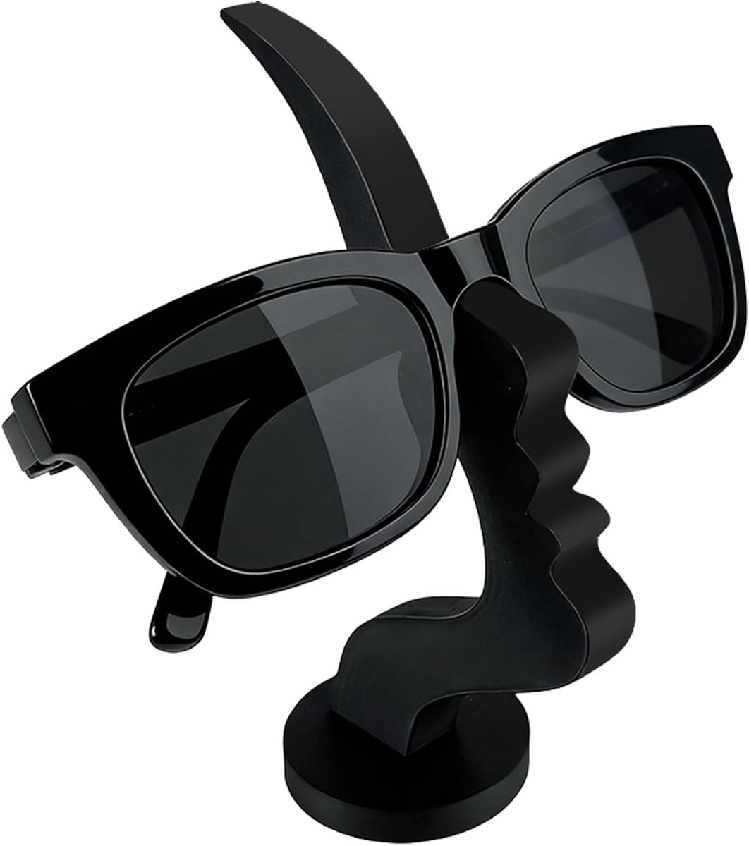 Glasses Holder Funny 3D Print, ESYFOR Glasses Stand Abstract Side Profile Design Sunglasses Holder Creative Sunglasses - ShopVlot