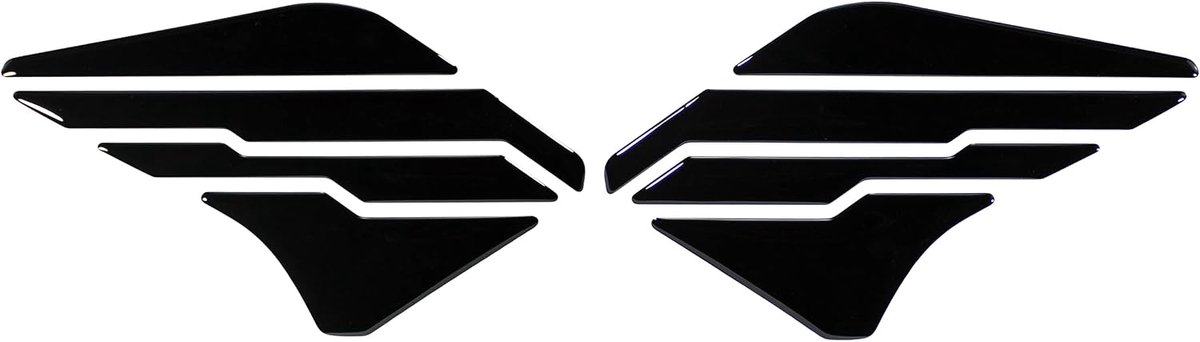 BIKE-label Knee Pad Black Motorcycle Compatible with Yamaha MT-07 Black X801203VA - ShopVlot