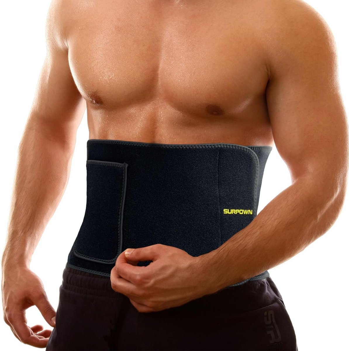 Waist Trainer for Men and Women, Easy to Clean, Abdominal Control Belt, Sweat Belt, Waist Shaper, Sports Fitness Belt - ShopVlot