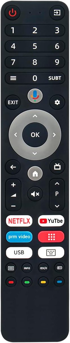 ALLIMITY Voice Remote Control Compatible with Strong UHD Smart TV SRT 55UF8733, SRT 32HG6733C, SRT 50UF8733, SRT - ShopVlot