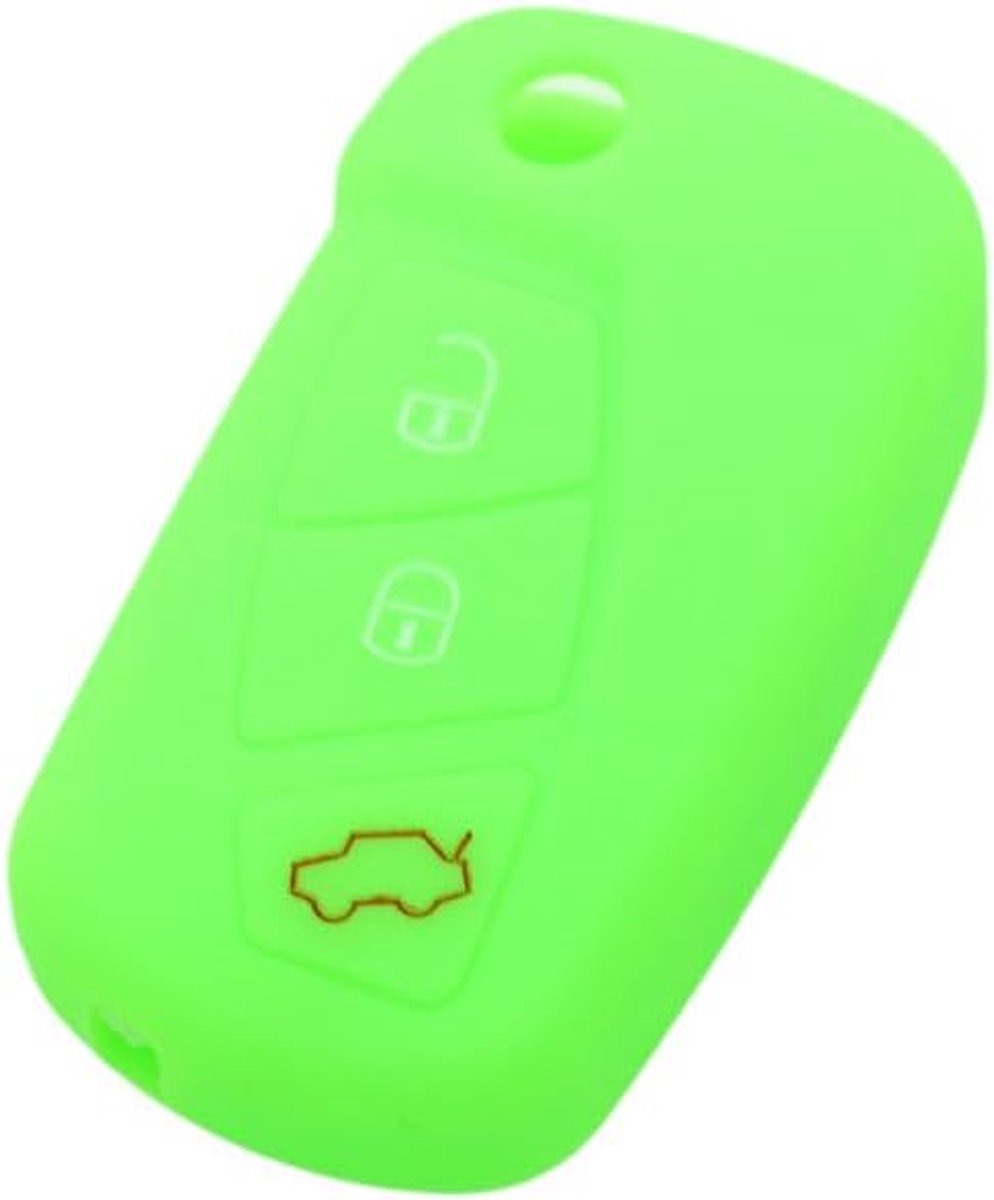 Silicone Cover Protector Case Skin Jacket fit for FORD 3 Button Flip Remote Key Fob CV9700 - ShopVlot