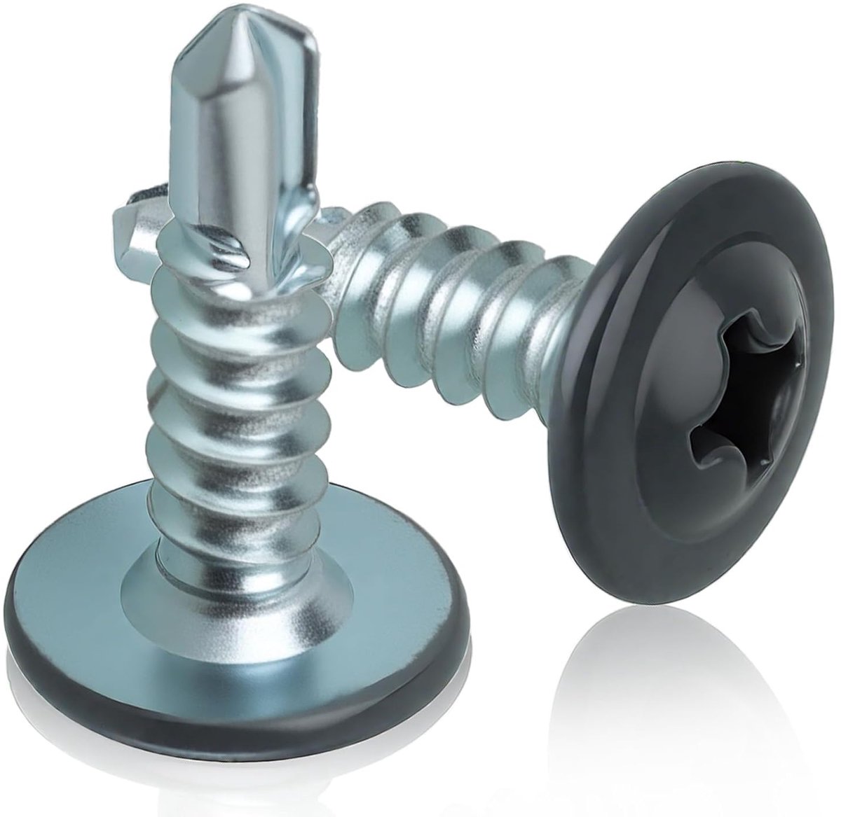 Zelftappende schroeven M4.2 x 16 mm - RVS grijze schroeven - Inclusief schroevendraaierbit - Voor snelle montage - ShopVlot
