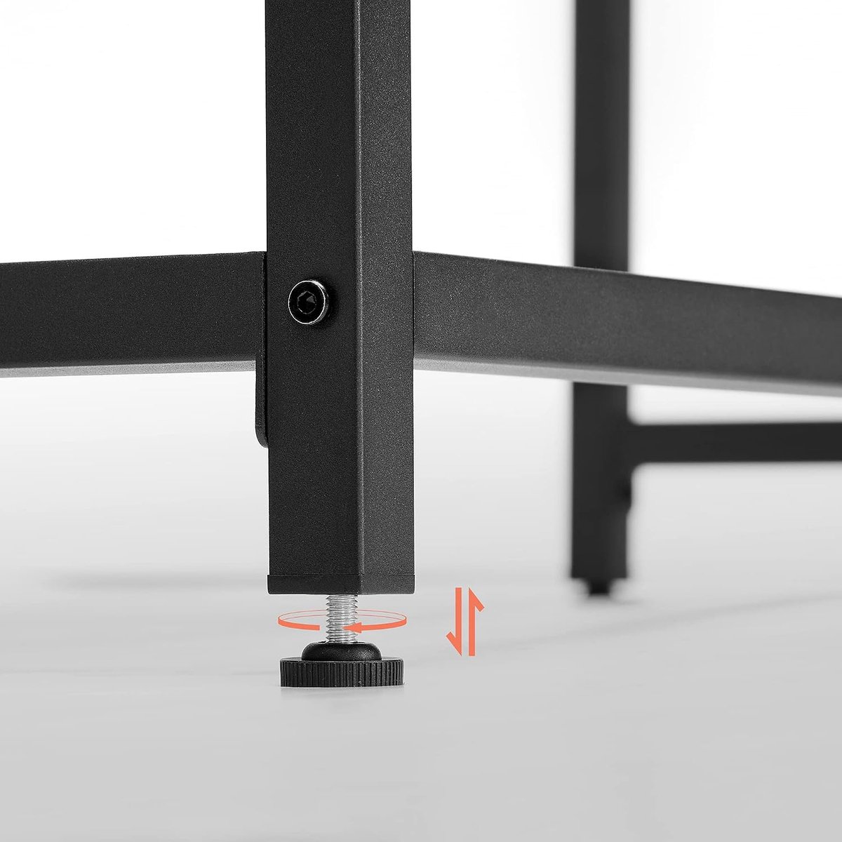 Computerbureau - Schrijftafel Werktafel - Thuiswerken Studeren - Stabiel Metalen Frame - 135 x 60 cm - Rustiek bruin Zwart thumbnail 2