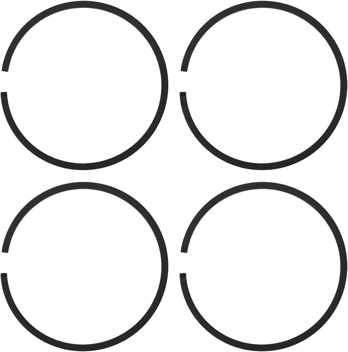 Pistonringen grasmaaier 42x1.2mm - 4 stuks - Hoogwaardige afdichting - Verhoogt compressieverhouding - ShopVlot