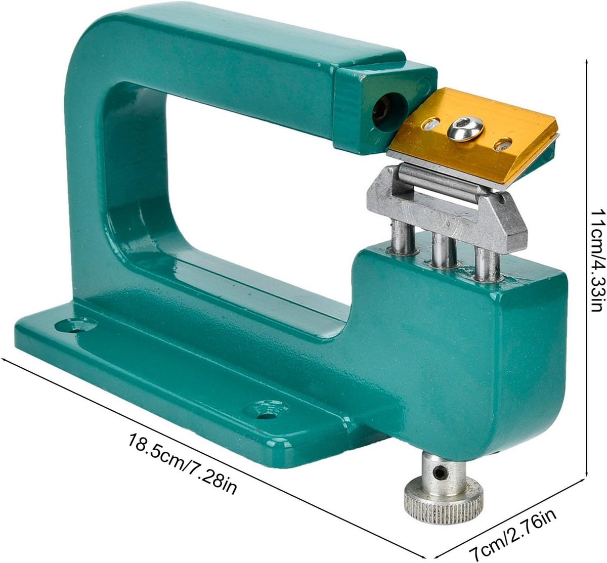 Leerbewerking skiving machine - handmatige leer splitter - verstelbare dikte - precisie controle bij het schillen - ShopVlot