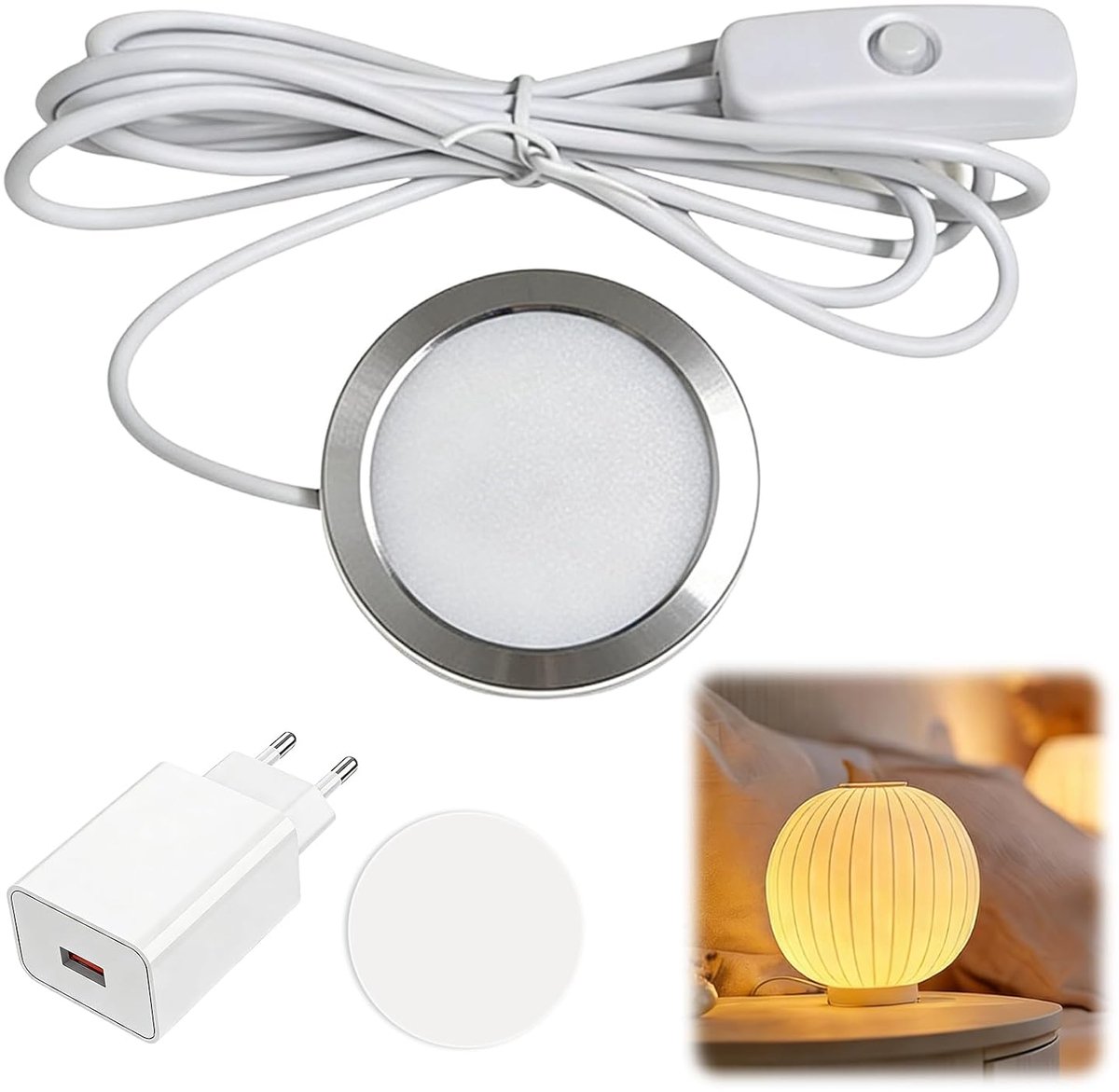 3D printer LED lamp set - voor Bambu Lab A1/A1mini/P1S/P1P/X1C - warm licht - perfecte vervanging voor accessoires - ShopVlot