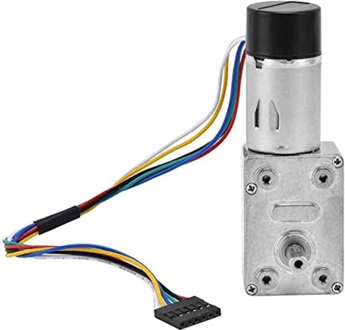 Worm Gear Motor - Hoge Koppel Mini Motor - Dubbele As - Compact - Ideaal voor Robotica - 6V - Geschikt voor Diverse Toepassingen - Miniatuur