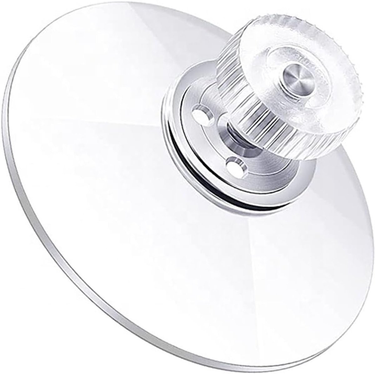 Zuignap met schroefdraad 40 mm - Transparant - Stevige bevestiging - Ophangen zonder boren - ShopVlot