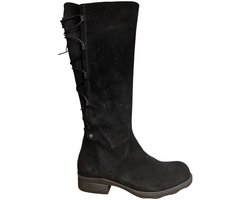 Wolky Laarzen Longview zwart suede