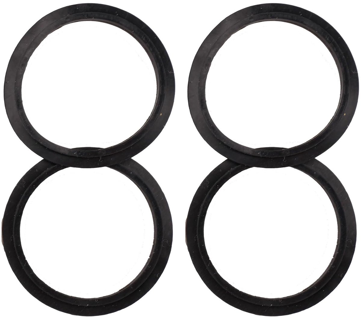 Pack of 4 Replacement Seals for Basin, Drain Valve Seal, Inner Diameter 36 mm, Outer Diameter 43.5 mm, Sink Stop Seal - ShopVlot